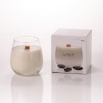 XSENSES CANDLE WITH WOODEN WICK, TONKA BEAN ML.400