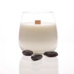 XSENSES CANDLE WITH WOODEN WICK, TONKA BEAN ML.400