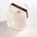 XSENSES CANDLE WITH WOODEN WICK, TONKA BEAN ML.400