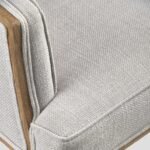 fixed armchair with a vintage design