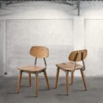 Chair with metal frame