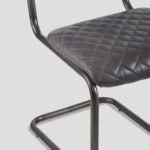 Chair covering in Mercury Grey color