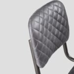 Chair covering in Mercury Grey color