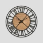 round wall clock