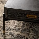 Double-sided rectangular coffee table