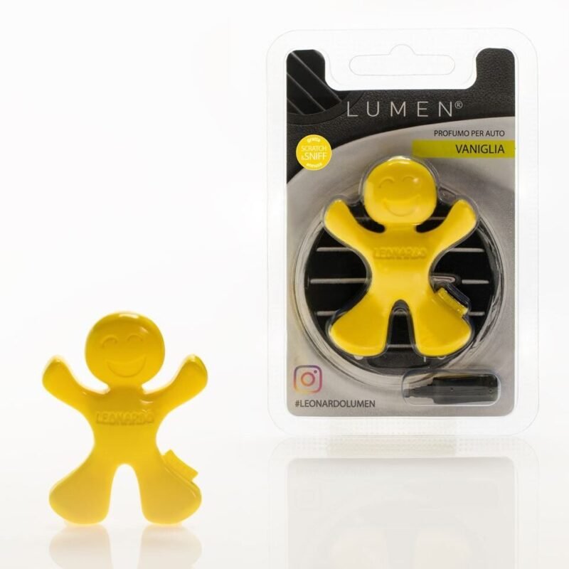 LEONARDO CAR FRAGRANCE VANILLA YELLOW-YELLOW