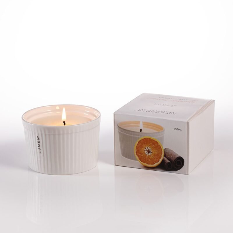 GRAND SOUFFLE' ORANGE CINNAMON VEGETABLE CANDLE 250 ml IN CASE