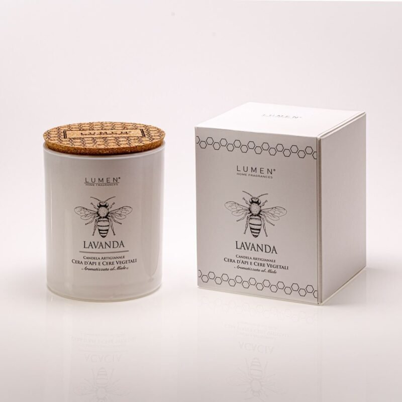 CANDLE WITH BEESWAX NATURE FRIEND LAVENDER 200ML