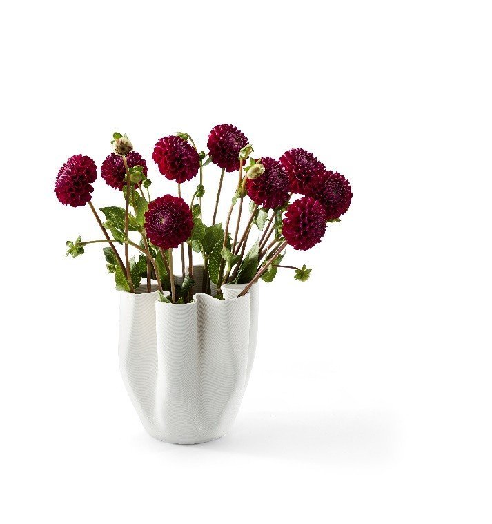 Livree 3D-Printed Ceramic Vase (22cm)
