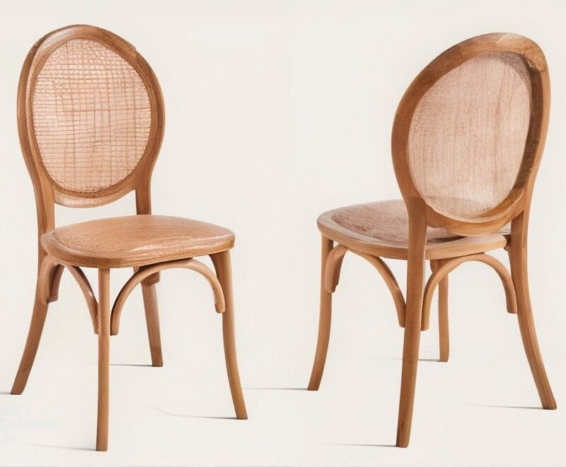 Chair made of solid wood