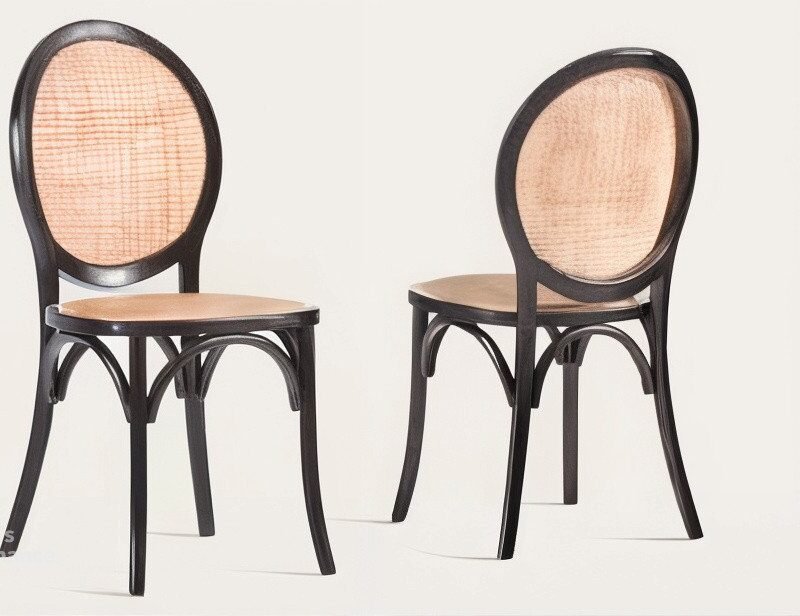 Chair made of solid wood