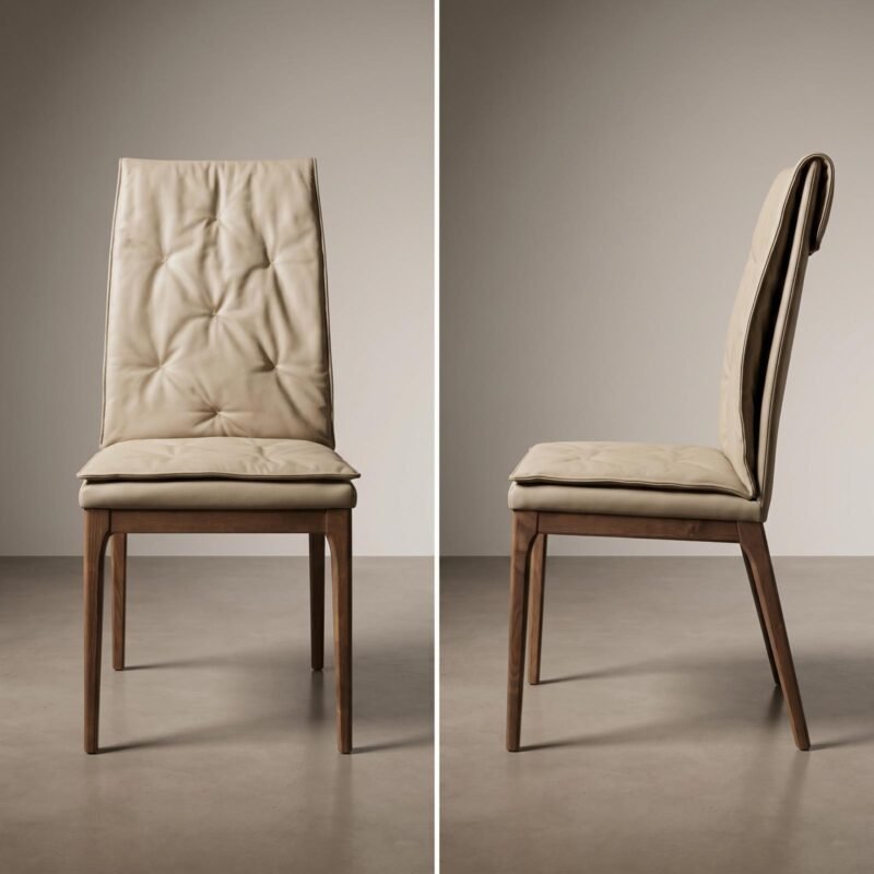 Emi Chair, Natural leather